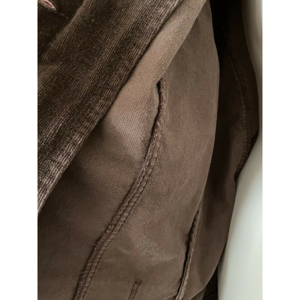 St John's Bay Brown Corduroy 2 Button Long Sleeve Women's Blazer Jacket Size PL - Picture 4 of 4